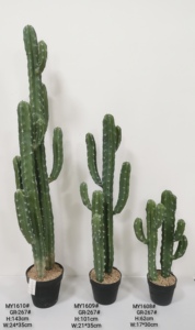 Cactus artificiel Cactus du <span class=keywords><strong>Mexique</strong></span> en pot Petites plantes Décoration d'hôtel ou de maison - Product Image 2