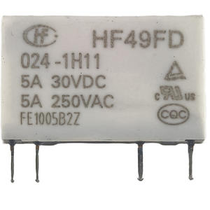 รีเลย์ HF49FD HF 250VAC 5A 30VDC ผ่านรูสำหรับเครื่องปรับอากาศส่วนกลาง - Product Image 1