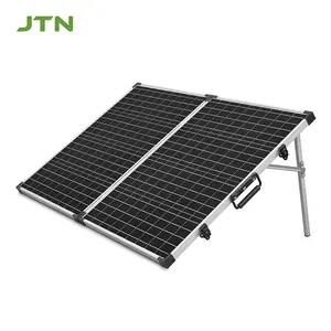 Kamp Mono 100 watt PV katlanır Solarpanel cam katlanabilir 100 w taşınabilir GÜNEŞ PANELI güç istasyonu için