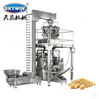 Machine d'emballage verticale en acier inoxydable avec commande PLC pour le remplissage et la fermeture de sachets de biscuits et de gâteaux