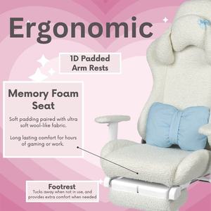 Chaise de jeu confortable de style moderne, avec vérin à gaz de classe 2, pivotante sur roulettes, personnalisable OEM, avec accoudoirs 2D - Product Image 4