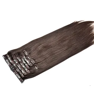 Hot Sale Factory Price Cuticle Aligned Hair Virgin Remy Human Hair Clip In Extensions