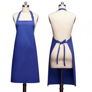 Custom Logo Waterproof Sleeveless Cotton Cheap <b>Kitchen</b> <b>Aprons</b> Bulk for Cafe Restaurants in 8 Colors - Product Image 2