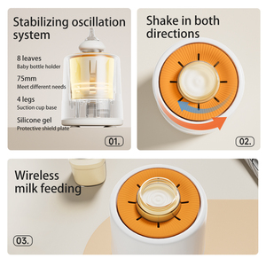 Chauffe-lait et mélangeur électrique professionnel pour lait maternel, contrôle intelligent de la température, minuterie, stérilisation avec fonction agitateur de lait - Product Image 5