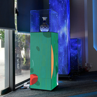 Écran LED numérique d'usine, vitrine publicitaire, boîte lumineuse, écran LED intérieur 4K HDR10, couleur pleine, taille personnalisable