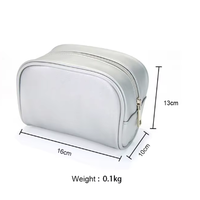 Sac de voyage cosmétique BEARKY BSCI en cuir PU motif camouflage grande capacité pour trousse de maquillage avec fermeture éclair et étiquette personnalisée