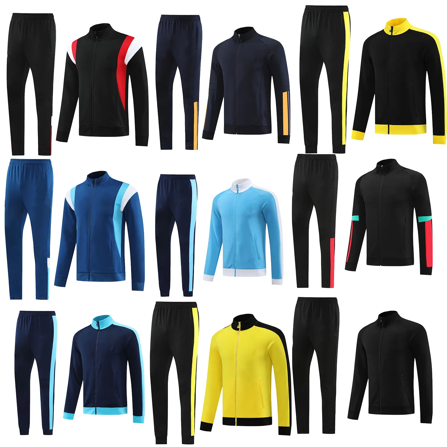 Grosir Polyester sepakbola Essential Wind Breaker Tracksuit cepat kering grosir baju sepak bola pakaian latihan untuk wanita