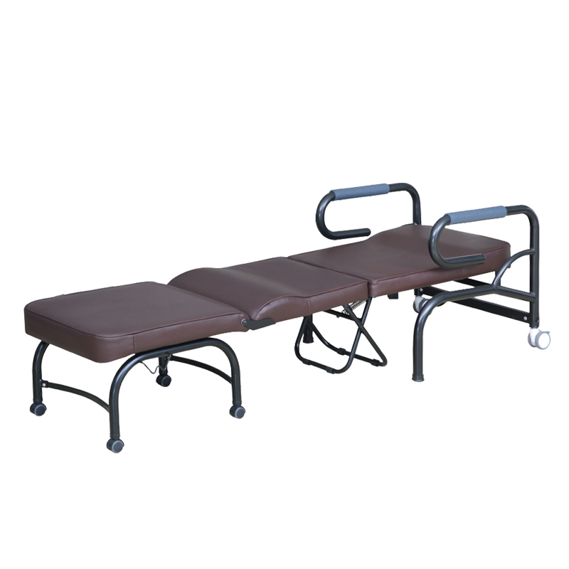 MN-PHY004 Cheap Basic Version Folding Hospital Recliner Chair Bed For Resting