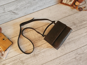 Personalized <b>Small</b> <b>Leather</b> Crossbody Bag for Women Handmade <b>Purse</b> Cute Shoulder Handbag Stylish Gift for Her - Product Image 6