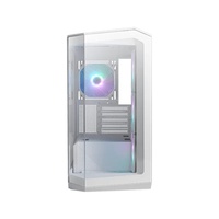 Boîtier PC MS1 PANO M100R PZ/BLANC MICRO-ATX tour ARGB FAN