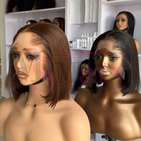 Perruque Lace Frontale HD sans colle, prédécoupée, prête à porter, avec ligne de cheveux M Lagos, en cheveux humains 100% naturels vietnamiens bruts, pour revendeurs de cheveux bruts