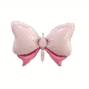 Kit d'arche de ballons en latex à pois rose surprise avec guirlande pour la décoration de fête d'anniversaire des jeunes filles - Product Image 4