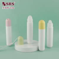 Bouteille à rouleaux de bonne qualité de conception mignonne 25ml en plastique PP anti-démangeaisons à fond rond