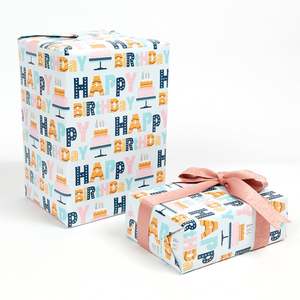 Wholesale Disposable 80g Compact Glossy Coated Silicone Virgin <b>Birthday</b> <b>Paper</b> Foldable Gift Bags <b>Wrapping</b> <b>Paper</b> Roll - Product Image 3