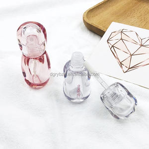 Emballage de tube de gloss à lèvres court et gras personnalisé en usine, 5 ml, entièrement transparent, <span class=keywords><strong>tubes</strong></span> de gloss à lèvres uniques et épais pour l'emballage cosmétique - Product Image 5