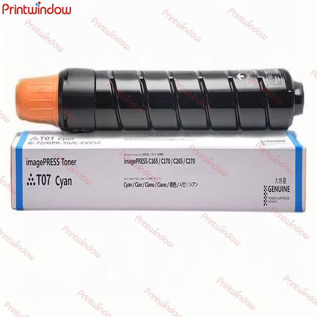 Genuine T07 Toner Cartridge for Canon ImagePRESS C165 C170 C265 C270 30k 15k Pages for Printer Use