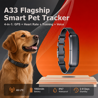 Traceur GPS pour chien et récepteur GPS étanche, suivi en temps réel, Bluetooth et NFC, autonomie de plus de 20 heures, compatible iOS/Android