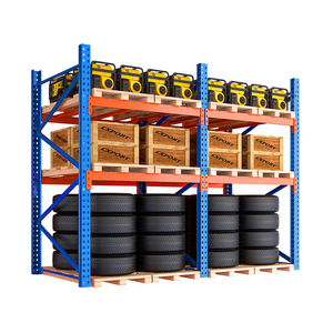 Système de rayonnage à palettes sélectif, robuste, en métal, pour stockage en entrepôt - Product Image 6