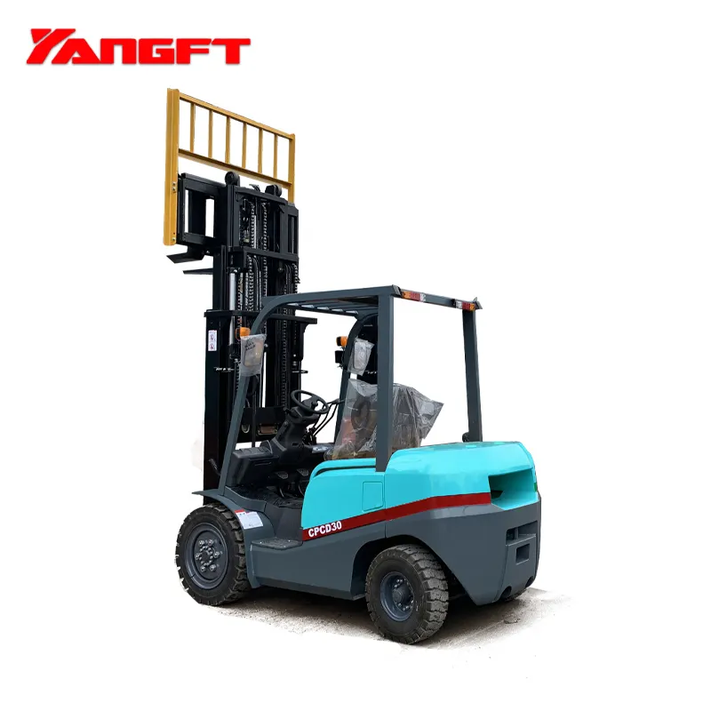 YangFT China 2,5 3 3,5 4 5 6 7 Tonnen Gabelstapler Offroad 4WD 4x4 All Rough Terrain Gabelstapler Diesel Gabelstapler Preis zu verkaufen