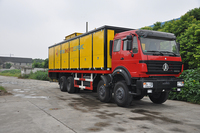 Station mobile d'azote Pangeng avec moteur pour la détection de gaz dans les puits et la lutte contre les incendies, 200 bar/300 bar, puissance 330 kW, garantie 1 an