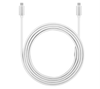 Vente en gros de chargeurs de téléphone portable USB Type-C 100W à charge rapide 5A pour voiture, câble USB C en TPE PVC Nylon de 1m, compatible IOS
