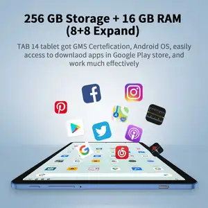 Oem Chất Lượng Cao 256GB Rom <span class=keywords><strong>Android</strong></span> Máy Tính Bảng 2 Trong 1 Với Bàn Phím Và Bao da 10.4 Inch <span class=keywords><strong>Android</strong></span> 13 Siêu Mỏng Tablette Thông Minh Máy Tính Bảng - Product Image 5