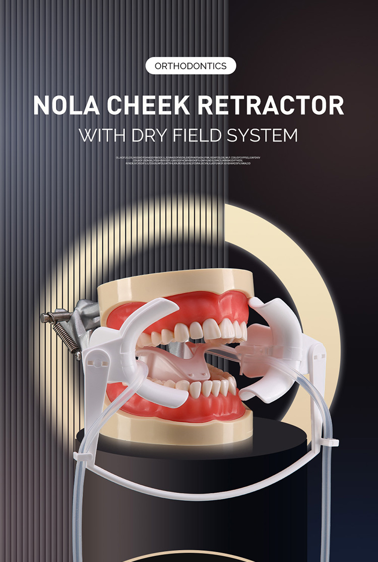 Dental Mouth Opener with Saliva Aspirator - Azdent Retractor