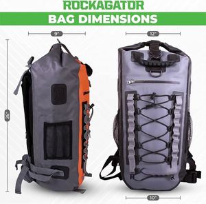Échantillon gratuit : Nouveau sac à dos étanche élégant en bâche recyclée 500D PVC pour activités de plein air - Product Image 5
