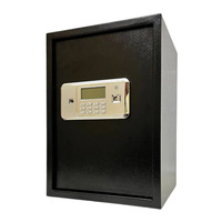 HYYSAFE 50cm Heim-Tresor für Schwerlastanwendungen, Diebstahlsicher mit Schlüssel- und Elektronikschloss, Ganzstahl-Konstruktion, Sicherheitstresor für Führungsbüros