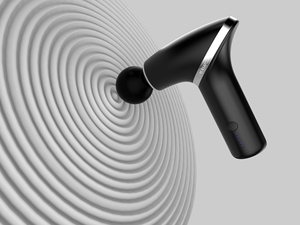 Pistol otot genggam, mesin pemijat jaringan dalam tubuh profesional getaran bisu - Product Image 2