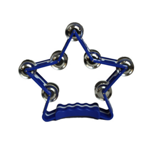 Pandereta en forma de estrella, percusión, jingles de doble fila, agitador de pandereta ABS de mano tradicional, instrumento de ritmo Musical - Product Image 4