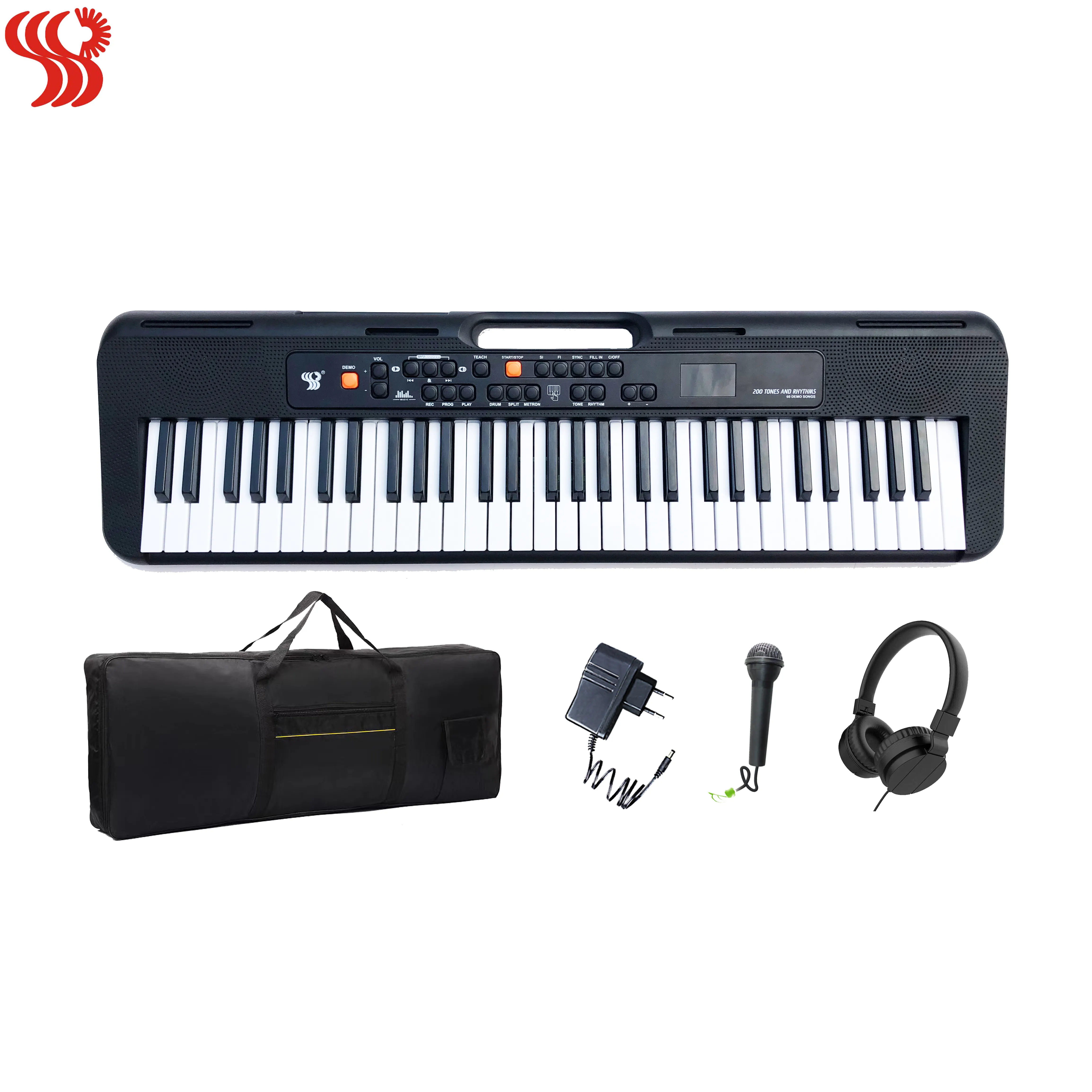 Wholesale 61 key electronic keyboard portable music keyboard standard key