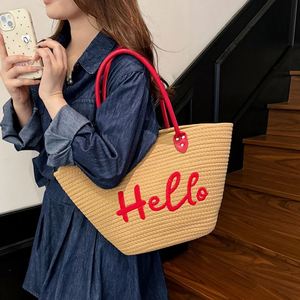 Sacs fourre-tout tissés en corde de coton, grande capacité, pour femme, idéaux pour les voyages, le shopping et les activités de plein air – Vente en gros usine - Product Image 4