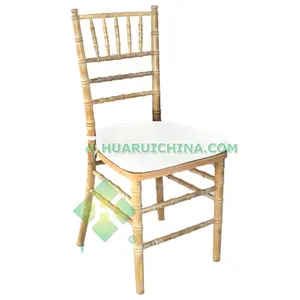 Hochzeit und Bankett Vintage Holz Kunststoff verwendet Chiavari Stuhl