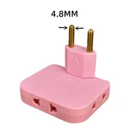 Prise UE 3 prises secteur multiprise 1 conversion 3 rallonge prise électrique 180 prise de courant rotative adaptateur secteur