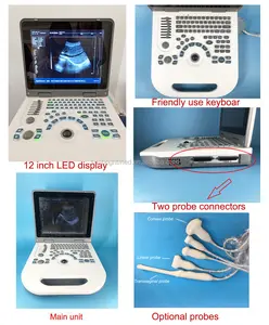 Máquina de ultrassom portátil JM-806G para ultrassom médico, instrumento de ultrassom de marca famosa Sunbright Bw