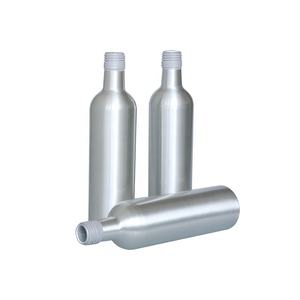 Venta directa de fábrica, embalaje de botella de aluminio de vino de metal de gama alta, impresión personalizada, botella de aluminio de lujo para cerveza, <span class=keywords><strong>Gin</strong></span> Ron - Product Image 2