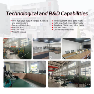 Cấp công nghiệp cao cấp màu xanh trắng mạ kẽm M3.2 đinh tán mở cho các ứng dụng buộc chặt nặng - Product Image 4