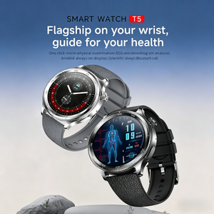 สมาร์ทวอทช์ Android Call Fitness AMOLED IP68 หน้าจอสัมผัส ชาร์จแม่เหล็ก นาฬิกาปลุก ปฏิทิน แฟชั่นกลางแจ้ง สายซิลิโคน - Product Image 3