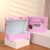 Boîte en Carton Blanc Écologique Personnalisée pour Donuts, Desserts, Puffs, Sushis, Gâteaux et Mochi