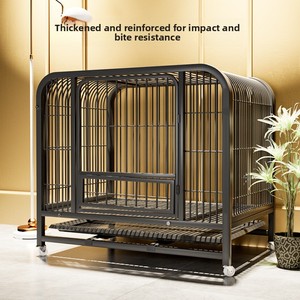 Jaula para Perros de Hierro ODM y OEM con Ruedas para Perros Pequeños/Medianos/Grandes, Uso en Interiores, Todas las Estaciones - Product Image 4