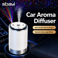 Purificateur d'air de voiture en gros, diffuseur de brume sans eau, support de tasse, désodorisant double usage pour voiture, maison, hôtel, parfum longue durée