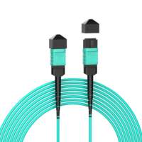 Kabel Serat Optik Densitas Tinggi MTP MPO OM3 Kabel Trunk MTP MPO Kabel Patch Cord MPO Peralatan Serat Optik