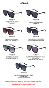 Lunettes de soleil surdimensionnées à verres uniques UV400 avec logo personnalisé Partagas Fashion Designer, fabriquées <span class=keywords><strong>en</strong></span> usine pour femmes, hommes et unisexe. - Product Image 6