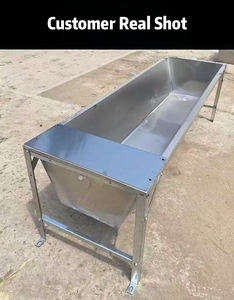 <span class=keywords><strong>Abbeveratoio</strong></span> per Bestiame in Acciaio Inox 304, Grande Capacità, Serbatoio Riscaldato per Acqua Termica per Mucche da Latte e Pecore - Product Image 6