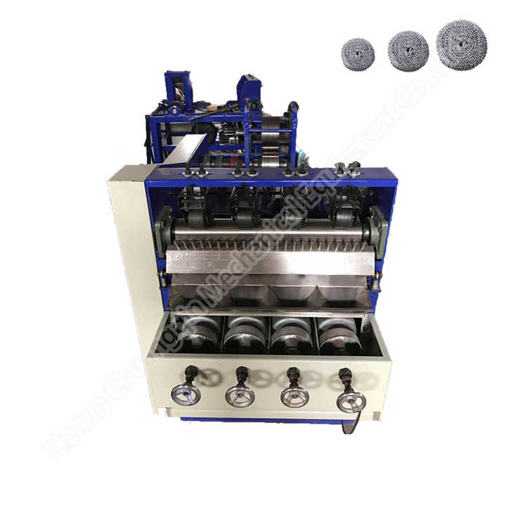 China machinery mesh making cleaning ball wire drawing machine for scourer