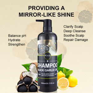 Champú de ajo negro natural <span class=keywords><strong>Tratamiento</strong></span> <span class=keywords><strong>del</strong></span> cuero cabelludo <span class=keywords><strong>para</strong></span> <span class=keywords><strong>la</strong></span> pérdida y el crecimiento <span class=keywords><strong>del</strong></span> <span class=keywords><strong>cabello</strong></span> Producto <span class=keywords><strong>para</strong></span> el cuidado <span class=keywords><strong>del</strong></span> <span class=keywords><strong>cabello</strong></span> de 900ml - Product Image 2