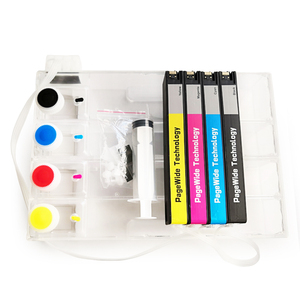 Cartouches d'encre Ocbestjet Ciss 972 de haute qualité compatibles imprimantes <span class=keywords><strong>HP</strong></span> <span class=keywords><strong>Pagewide</strong></span> <span class=keywords><strong>Pro</strong></span> <span class=keywords><strong>477dw</strong></span> 352dw 377dw 452dw 552dw statut vide - Product Image 3