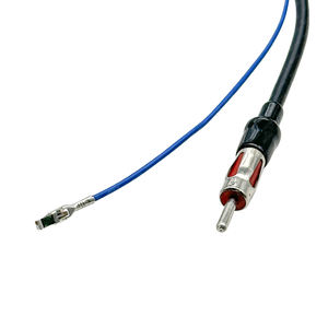 Cavo adattatore Antenna autoradio Dual FAKRA to AM/FM spina coassiale maschio per Audi VW GPS Navi DVD Stereo unità di segnale amplificatore - Product Image 3