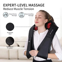 Masseur électrique professionnel de style Shiatsu pour le cou et les épaules avec fonction chauffante Design ergonomique pour le soulagement du stress de la douleur chronique